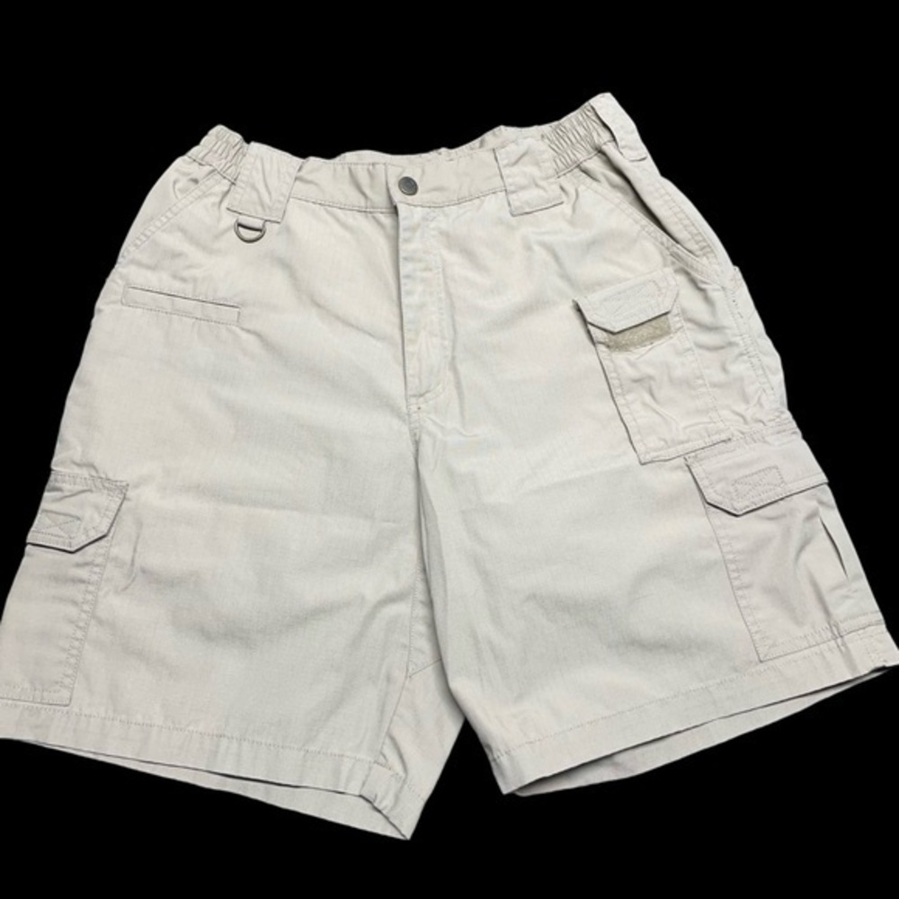 5.11 Tactical Series Men’s Khaki 30 Taclite Pro Ripstop Cargo Shorts in EUC